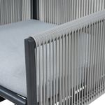 Set de Jardín Compass de Acero para 4 Personas Color Gris