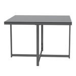 Set de Jardín Compass de Acero para 4 Personas Color Gris