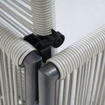 Set de Jardín Compass de Acero para 4 Personas Color Gris