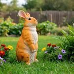 Figura Decorativa de Conejo Holandés para Jardín