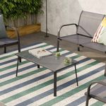 Set de Sala para Jardín Beo para 4 Personas Color Gris