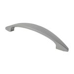 Jalador Plástico para Muebles y Gabinetes Plateado de 128 Mm