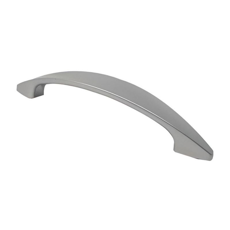 Jalador Plástico para Muebles y Gabinetes Plateado de 128 Mm