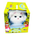 Conejo de Peluche Interactivo con Movimiento Color Blanco