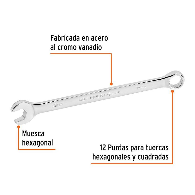 Llave de Cola Corona de 15 Mm - Truper Expert