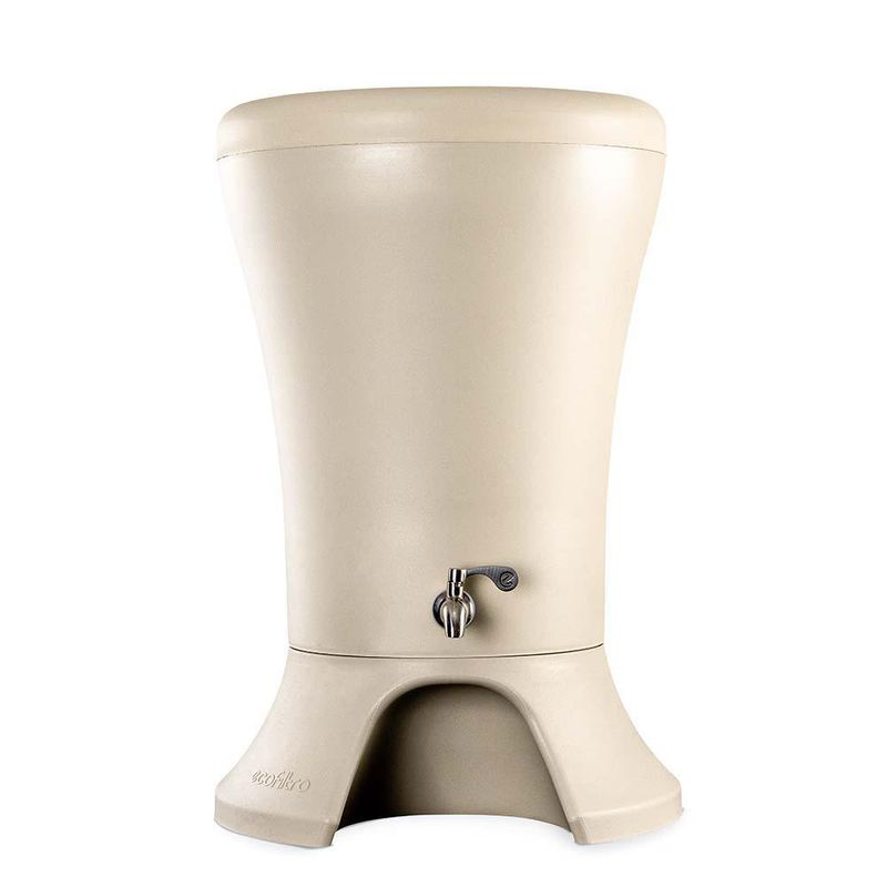 Ecofiltro Mazari con Llave de Acero Inoxidable Color Marfil