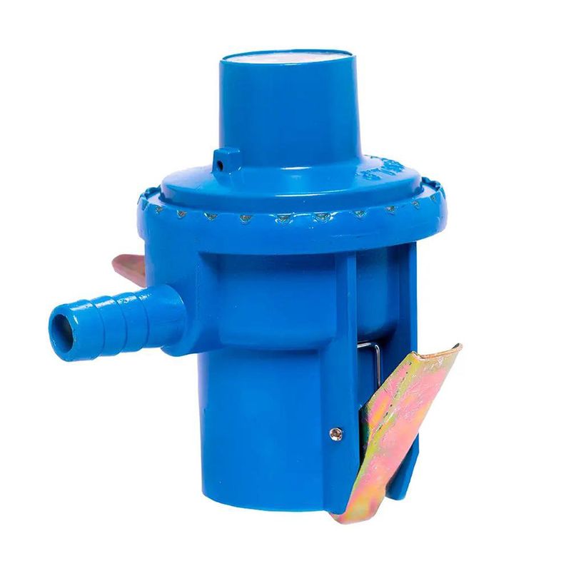 Kit Regulador de Gas Volcán 2 Clip con Manguera de 1.5 M y Abrazaderas