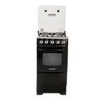 Estufa Ecovolcan con Horno y 4 Quemadores con Cubierta de Acero