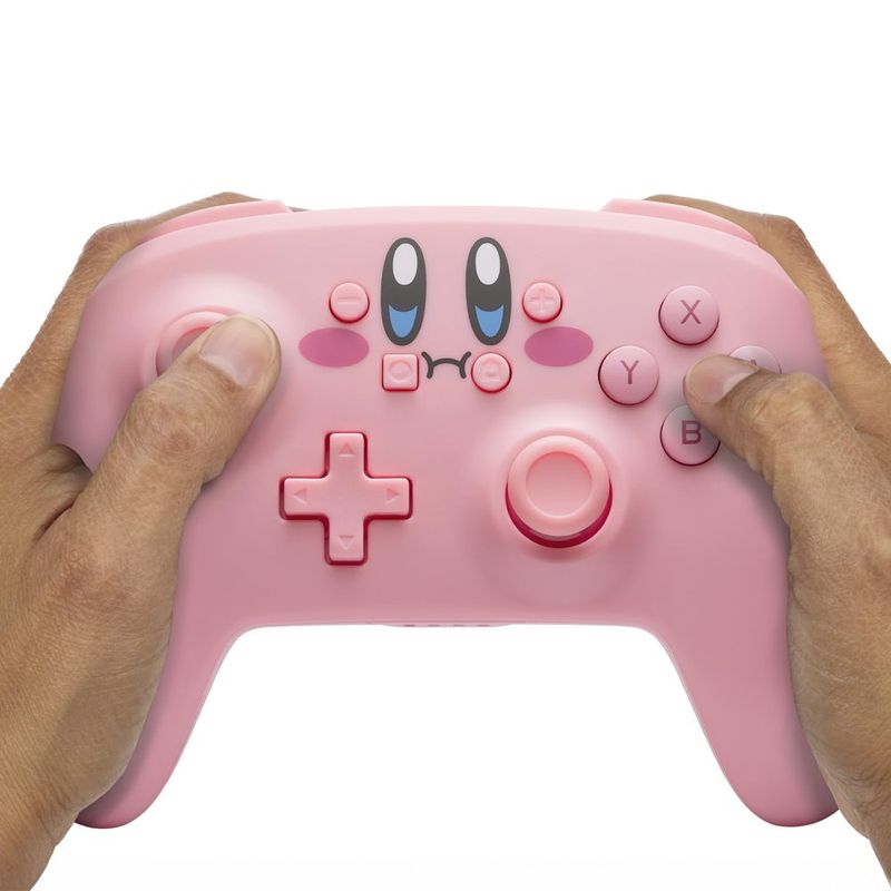 Control Inalámbrico para Nintendo Switch Diseño Kirby Mouthful