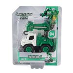 Carro Transformable de Metal Tipo Grúa 5 en 1 Color Verde