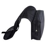 Bolsa de Baño con Compartimentos y Gancho Para Viajes Color Negro
