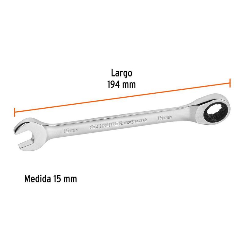 Llave de Cola Corona de 15 Mm - Truper Expert