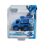 Carro Transformable de Metal Tipo Volteo 5 en 1 Color Azul