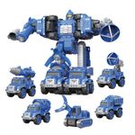 Carro Transformable de Metal Tipo Volteo 5 en 1 Color Azul