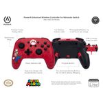 Control Inalámbrico para Nintendo Switch Diseño Mario Here We Go