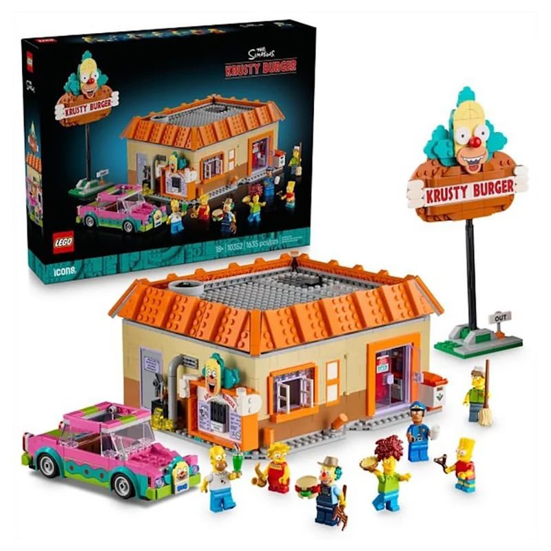 Set Lego Icons Krusty Burger Simpsons