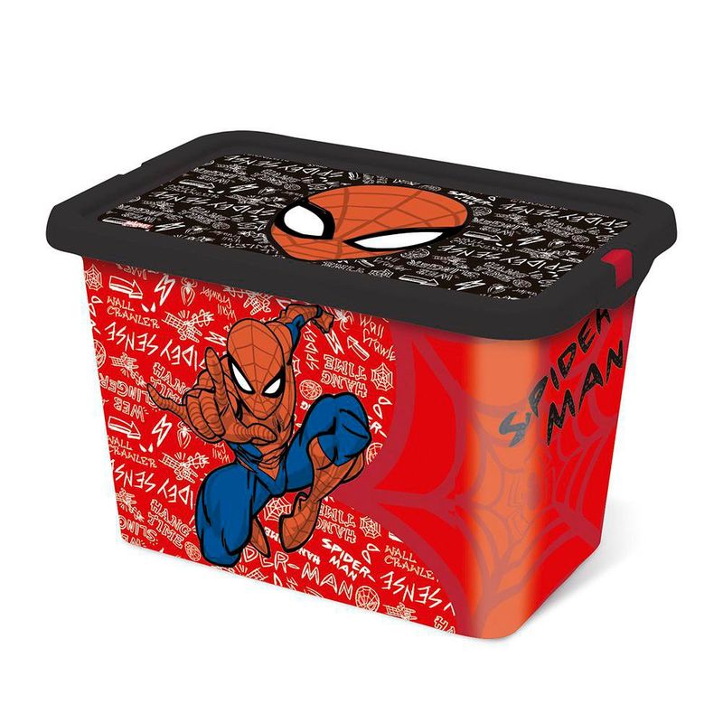 Caja Organizadora Infantil Click 7 L Spider-Man