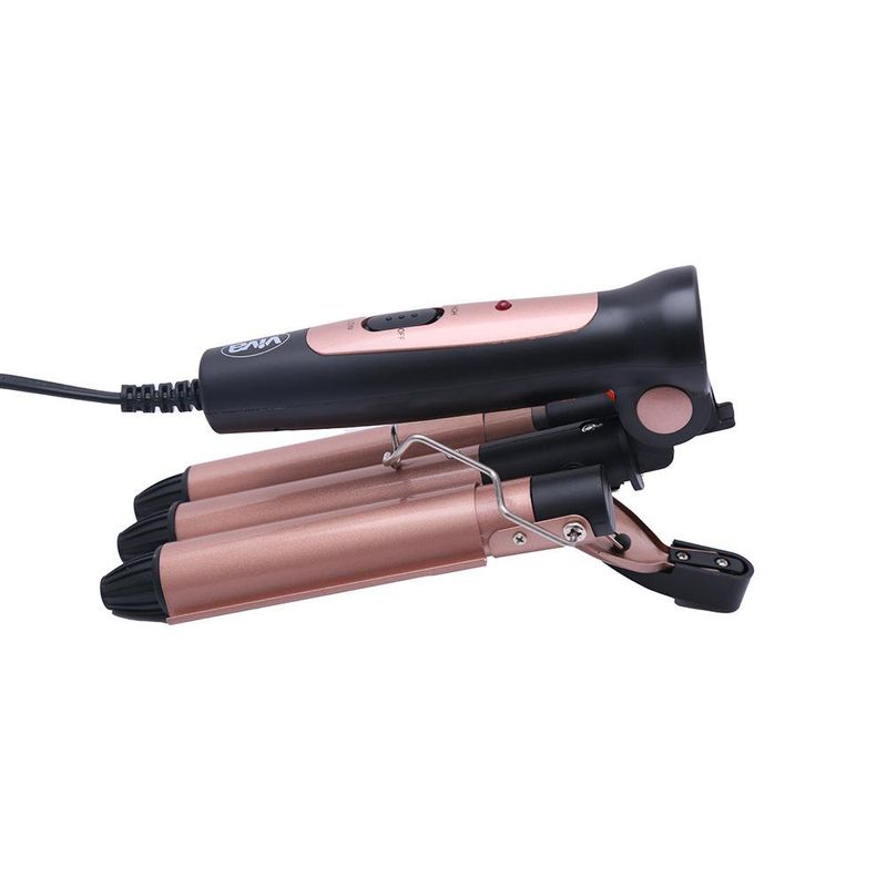 Rizador de Cabello Profesional Viva KM-1010A de Triple Barril