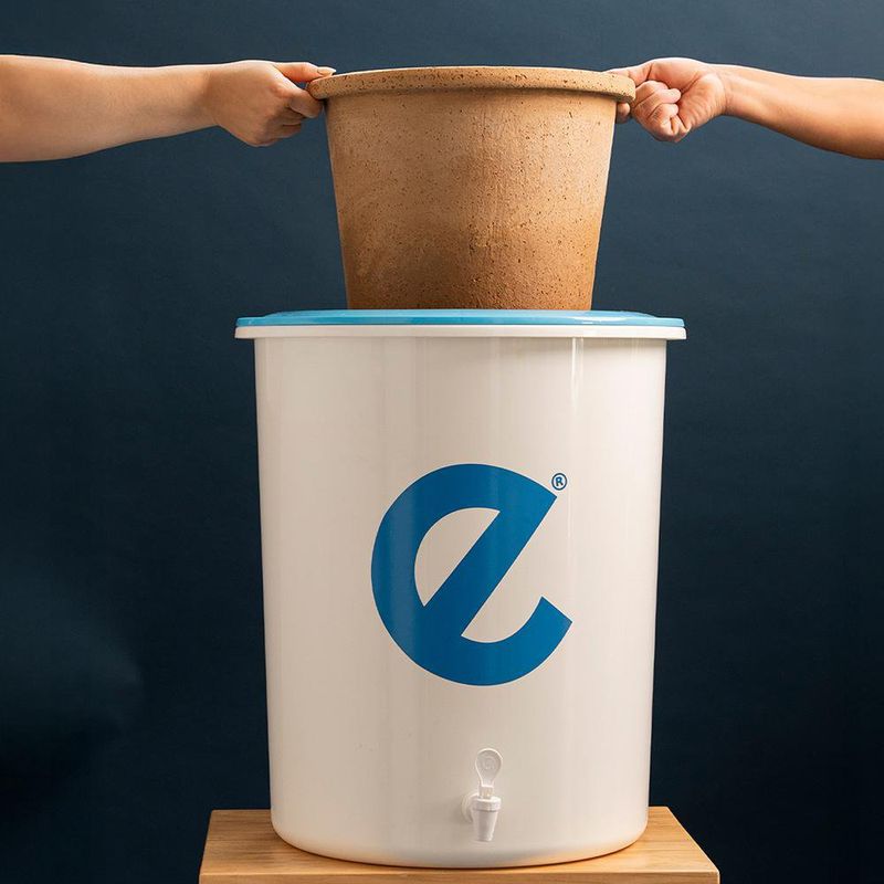 Purificador de Agua Tonelito Plástico Blanco 55 L