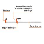 Prensa Rápida Tipo “F” de Uso Ligero 24 Plg