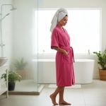 Bata de Baño Viva para Dama Color Fucsia Talla M