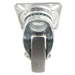 Rueda Giratoria de Goma Termoplástica con Placa 2 Plg