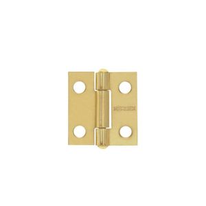 Bisagra Tipo Libro Acero Dorada Rectangular 2 Uds de 1 Plg