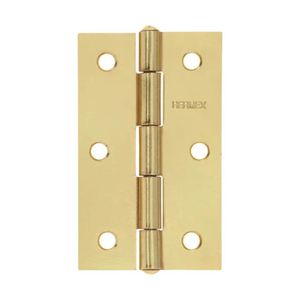 Bisagra Tipo Libro Acero Dorada 2 Uds de 3 1/2 Plg