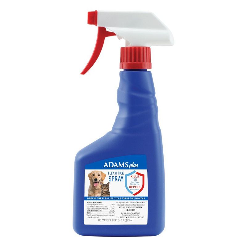 Spray Antipulgas y Garrapatas para Perros y Gatos de 473 Ml