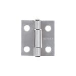 Bisagra Tipo Libro Acero Plateado Rectangular 2 Uds de 1 Plg