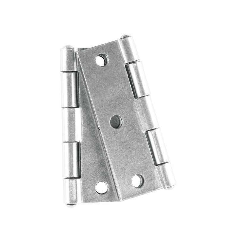 Bisagra Libro Acero Plateada 2 Uds de 3 Plg Redonda