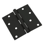 Bisagra Tipo Libro Color Negra de 4 Plg