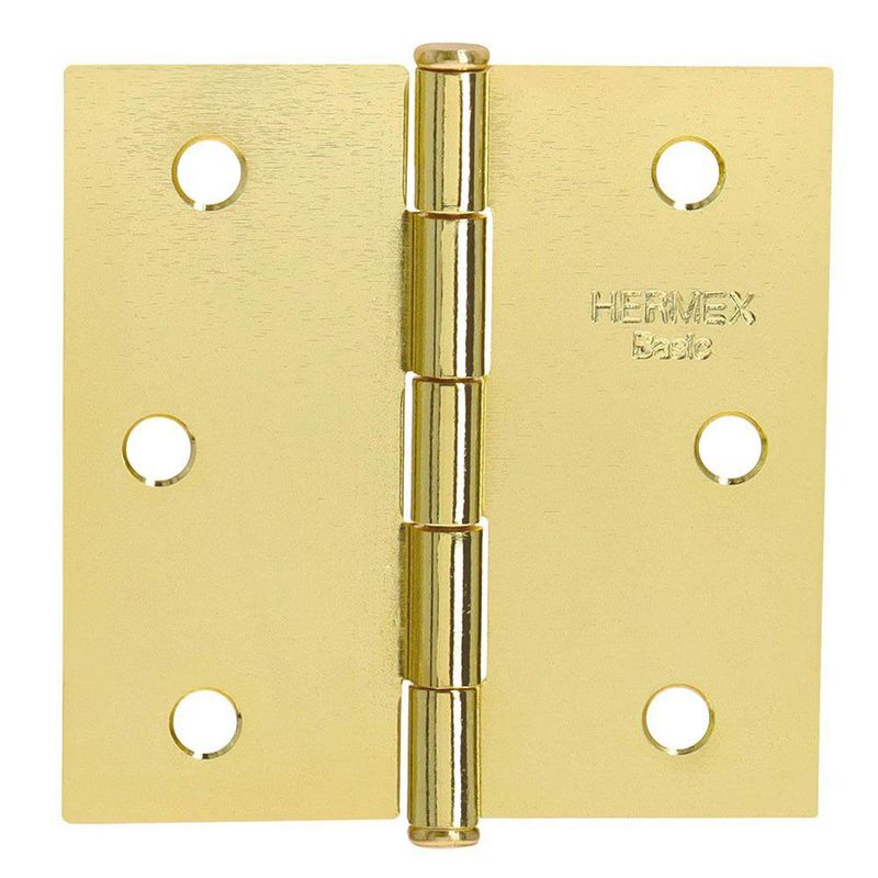 Bisagra Libro Acero Dorada 2 Uds de 2 1/2 Plg