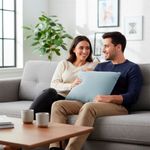 Cojín Relleno con Tejido Relajante Celeste 40 x 40 Cm