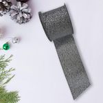 Listón Plateado 2.5 Plg X 10 Yardas - Scandi