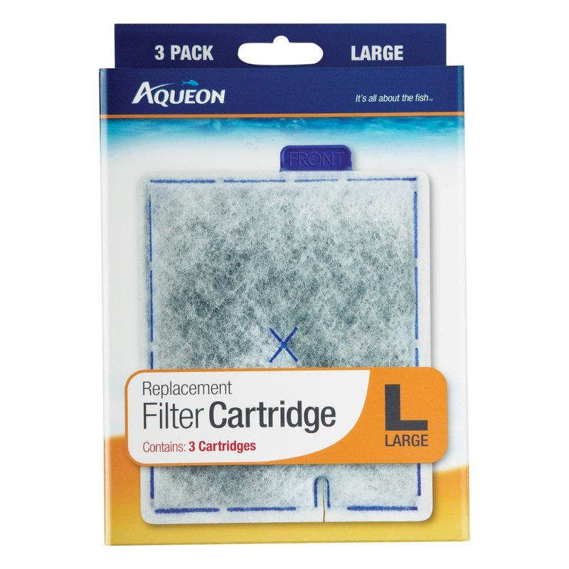 Cartucho de Repuesto para Filtro Aqueon Talla L en Pack de 3 Pzas