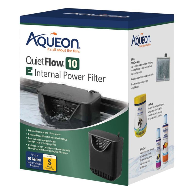 Filtro Interno Aqueon QuietFlow E Talla S de 10 G