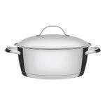 Olla Tramontina Allegra de 24 cm en Acero Inoxidable con Tapa