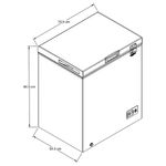 Congelador Horizontal Blanco De 5 Pies³ - Whirlpool