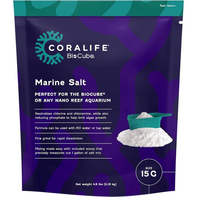 Sal Marina Coralife BioCube Bolsa para 15 Galones