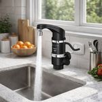 Grifo Eléctrico con Calentador Elegance 4 Temperaturas Color Negro