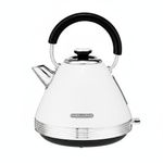 Hervidor Eléctrico Piramidal Morphy Richards de 1.5 L Color Blanco