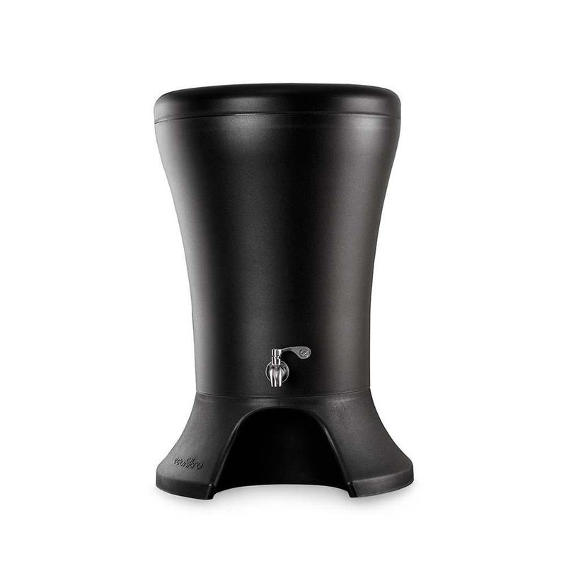 Ecofiltro Mazari con Llave de Acero Inoxidable Color Negro