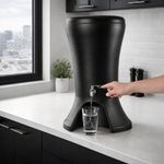 Ecofiltro Mazari con Llave de Acero Inoxidable Color Negro