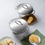 Olla Tramontina Allegra de 20 cm en Acero Inoxidable con Tapa