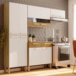 Mueble de Cocina Quartz 201 x 220 x 36 cm Color Blanco