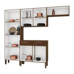 Mueble de Cocina Quartz 201 x 220 x 36 cm Color Blanco