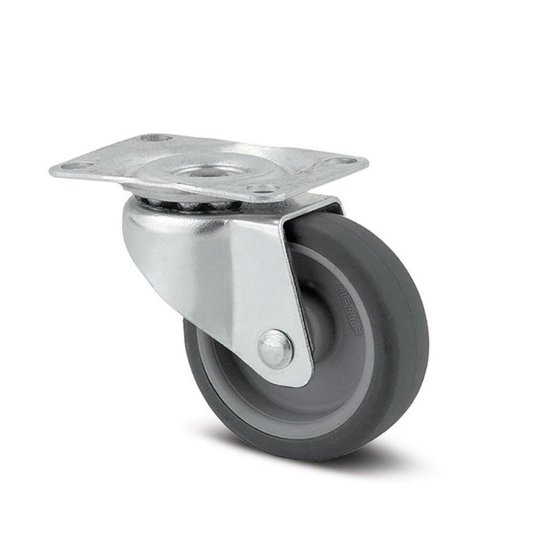 Rodo De Poliuretano Con Base Giratoria Gris 1 1/4 Plg - Tente
