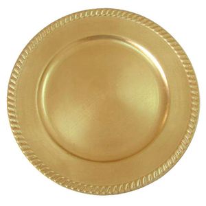 Plato Base Dorado
