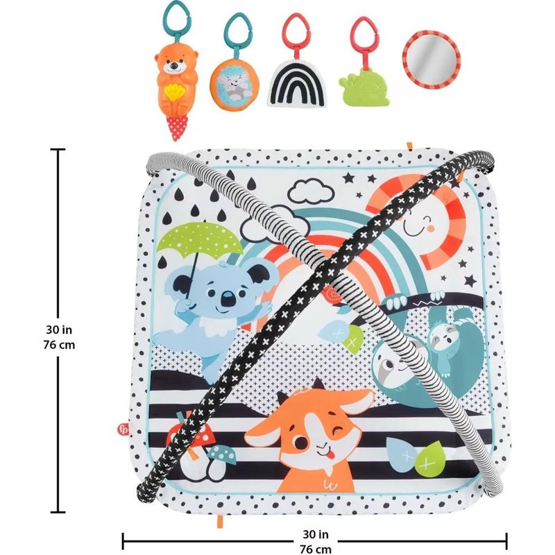 Gimnasio para Bebé 3 en 1 Música, Brillo y Crecimiento